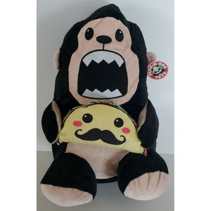 Peek A Boo Toys Snacks The Gorilla Eating Taco Plush Stuffed Animal Plushie 17"